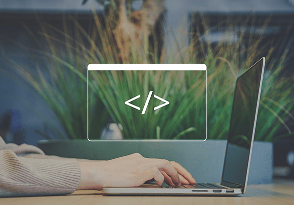 User building a no-code business app with drag-and-drop interface.